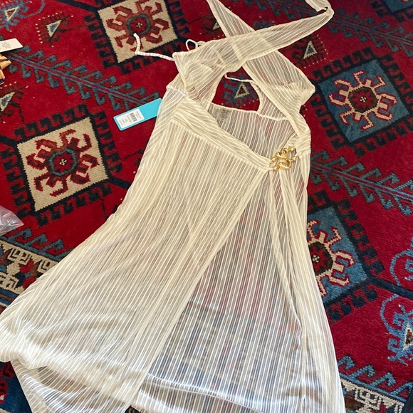 BEACH BUNNY SADIE MIDI DRESS NWT BEACH BIKINI COVERUP - Picture 1 of 5